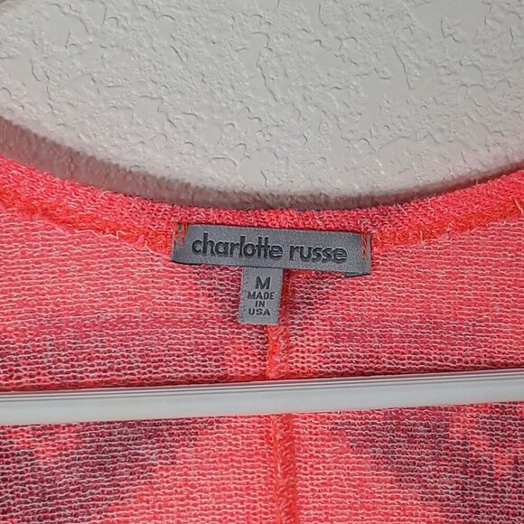 Charlotte Russe Womens Medium Tribal Aztec Cardigan Kimono Sweater Open Front - Picture 6 of 9